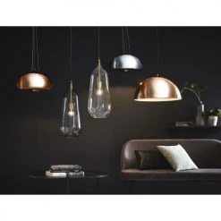 Maisons Du Monde Suspensions Suspension En Verre Argenté -Luminaires Contemporain Soldes suspension en verre argente 1000 16 11 177377 6