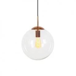 QAZQA Suspensions Suspension En Verre Cuivre