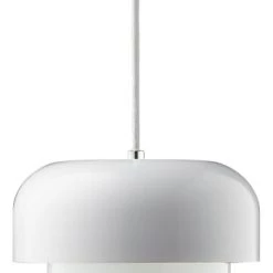 Dyberg Larsen Suspensions Suspension En Verre Et Métal Rouge Clair, H 15 Cm D 23 Cm -Luminaires Contemporain Soldes suspension en verre et metal blanc h 15 cm d 23 cm