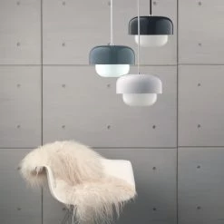 Dyberg Larsen Suspensions Suspension En Verre Et Métal Gris Foncé, H 15 Cm D 23 Cm -Luminaires Contemporain Soldes suspension en verre et metal gris fonce h 15 cm d 23 cm 2