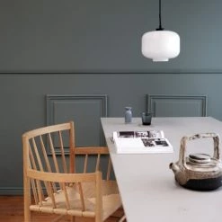 Dyberg Larsen Suspensions Suspension En Verre Et Métal Noir, H 20 Cm D 25 Cm -Luminaires Contemporain Soldes suspension en verre et metal noir h 20 cm d 25 cm 4