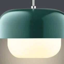 Dyberg Larsen Suspensions Suspension En Verre Et Métal Vert Foncé, H 15 Cm D 23 Cm -Luminaires Contemporain Soldes suspension en verre et metal vert fonce h 15 cm d 23 cm 2