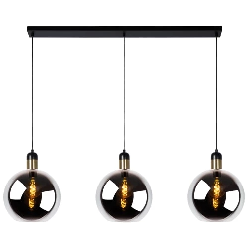 Lucide Suspensions Suspension En Verre Fume 1 Lucide Suspensions Suspension En Verre Fume