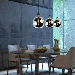 Lucide Suspensions Suspension En Verre Fume 11 Lucide Suspensions Suspension En Verre Fume -Luminaires Contemporain Soldes suspension en verre fume 6