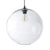 Lussiol Lighting Suspensions Suspension En Verre Fumé D. 38 Cm