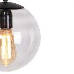 QAZQA Suspensions Suspension En Verre Gris -Luminaires Contemporain Soldes suspension en verre gris 10