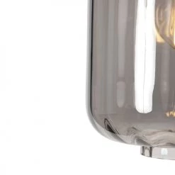 QAZQA Suspensions Suspension En Verre Noir -Luminaires Contemporain Soldes suspension en verre noir 13