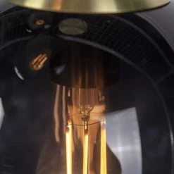 QAZQA Suspensions Suspension En Verre Noir -Luminaires Contemporain Soldes suspension en verre noir 19