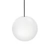 Dyberg Larsen Suspensions Suspension En Verre Opale, H 29 Cm D 30 Cm