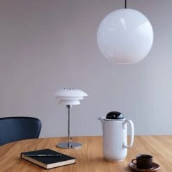 Dyberg Larsen Suspensions Suspension En Verre Opale, H 29 Cm D 30 Cm -Luminaires Contemporain Soldes suspension en verre opale h 29 cm d 30 cm 2