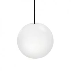 Dyberg Larsen Suspensions Suspension En Verre Opale, H 29 Cm D 30 Cm