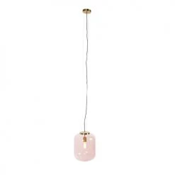 QAZQA Suspensions Suspension En Verre Rose -Luminaires Contemporain Soldes suspension en verre rose 8