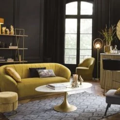 Maisons Du Monde Suspensions Suspension En Verre Teinté Ambré Et Métal Doré -Luminaires Contemporain Soldes suspension en verre teinte ambre et metal dore 1000 16 38 200446 3