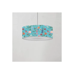 Abat-jours Suspensions Suspension Fleur Bleue Acidulée T 60 X H 25 -Luminaires Contemporain Soldes suspension fleur bleue acidulee t 60 x h 25 2