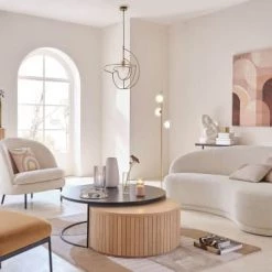 Maisons Du Monde Suspensions Suspension Globe En Verre Transparent Et Métal Doré -Luminaires Contemporain Soldes suspension globe en verre transparent et metal dore 1000 13 34 210405 5