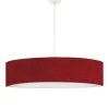 Abat-jours Suspensions Suspension Imprimée Effet Lin Lie De Vin T 50 X H 25