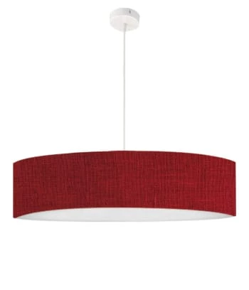 Abat-jours Suspensions Suspension Imprimée Effet Lin Rose T 50 X H 25 6 Abat-jours Suspensions Suspension Imprimée Effet Lin Rose T 50 X H 25 – Image 6