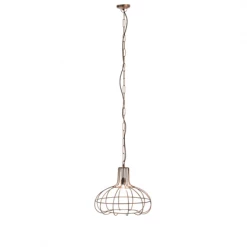 Meubles & Design Suspensions Suspension Industrielle En Métal Cuivré -Luminaires Contemporain Soldes suspension industrielle en metal cuivre 2