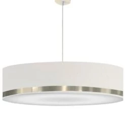 Abat-jours Suspensions Suspension Jonc Blanc Et Aluminium T 65 X H 25 -Luminaires Contemporain Soldes suspension jonc blanc et aluminium t 65 x h 25 2