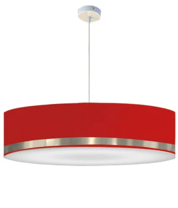 Abat-jours Suspensions Suspension Jonc Rouge Et Or T 65 X H 25 5 Abat-jours Suspensions Suspension Jonc Rouge Et Or T 65 X H 25 – Image 5