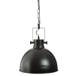Home Maison Suspensions Suspension Métal Ronde Noire D30cm