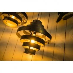 Deladeco Suspensions Suspension Moderne En Métal Anthracite 210 Cm -Luminaires Contemporain Soldes suspension moderne en metal anthracite 210 cm 5