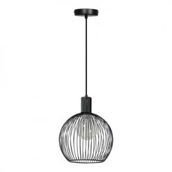 Deladeco Suspensions Suspension Moderne En Métal Noir 155 Cm