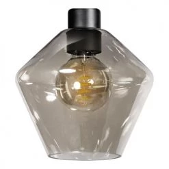 Deladeco Suspensions Suspension Moderne En Verre Fumé 28 Cm