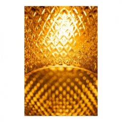 Deladeco Suspensions Suspension Moderne En Verre Or 20,5 Cm -Luminaires Contemporain Soldes suspension moderne en verre or 20 5 cm 2