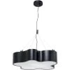 Kare Design Suspensions Suspension Nuage Noir En Acier Et Verre