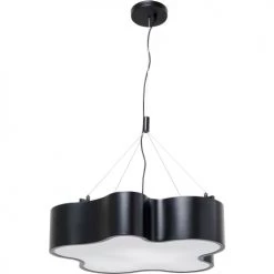 Kare Design Suspensions Suspension Nuage Noir En Acier Et Verre