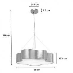 Kare Design Suspensions Suspension Nuage Noir En Acier Et Verre -Luminaires Contemporain Soldes suspension nuage noir en acier et verre 3