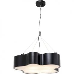 Kare Design Suspensions Suspension Nuage Noir En Acier Et Verre -Luminaires Contemporain Soldes suspension nuage noir en acier et verre 4