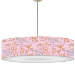 Abat-jours Suspensions Suspension Oiseau Rose Acidulée T 60 X H 25