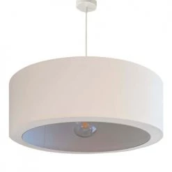 Abat-jours Suspensions Suspension Silvio Blanc Cassé T 65 X H 25 -Luminaires Contemporain Soldes suspension silvio blanc casse t 65 x h 25 2