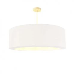 Abat-jours Suspensions Suspension Silvio Blanc Cassé T 65 X H 25