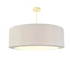 Abat-jours Suspensions Suspension Silvio Gris Clair T 65 X H 25