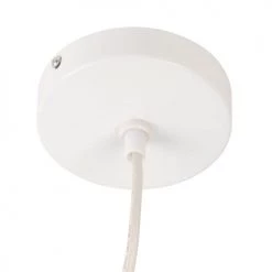 Maisons Du Monde Suspensions Suspension Tambour En Coton Beige Et Chêne -Luminaires Contemporain Soldes suspension tambour en coton beige et chene 1000 12 9 204148 4