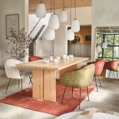 Maisons Du Monde Suspensions Suspension Triple En Verre Givré Et Métal Noir -Luminaires Contemporain Soldes suspension triple en verre givre et metal noir 1000 9 14 201119 4