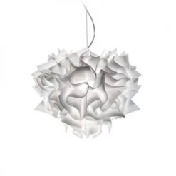 SLAMP Suspensions Suspension Veli Plastique Blanc 42x36x42 Cm